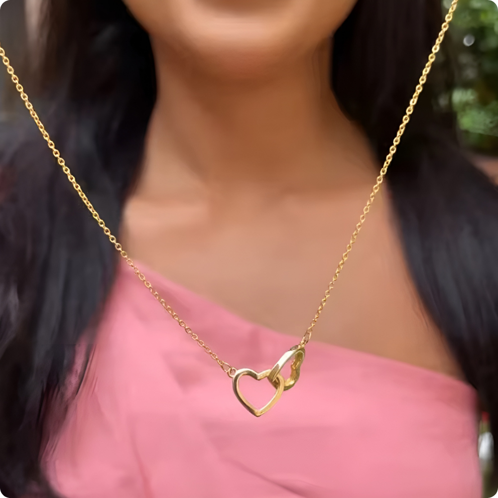 Love Rose com Colar Personalizado