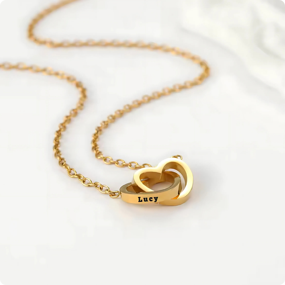 Love Rose com Colar Personalizado