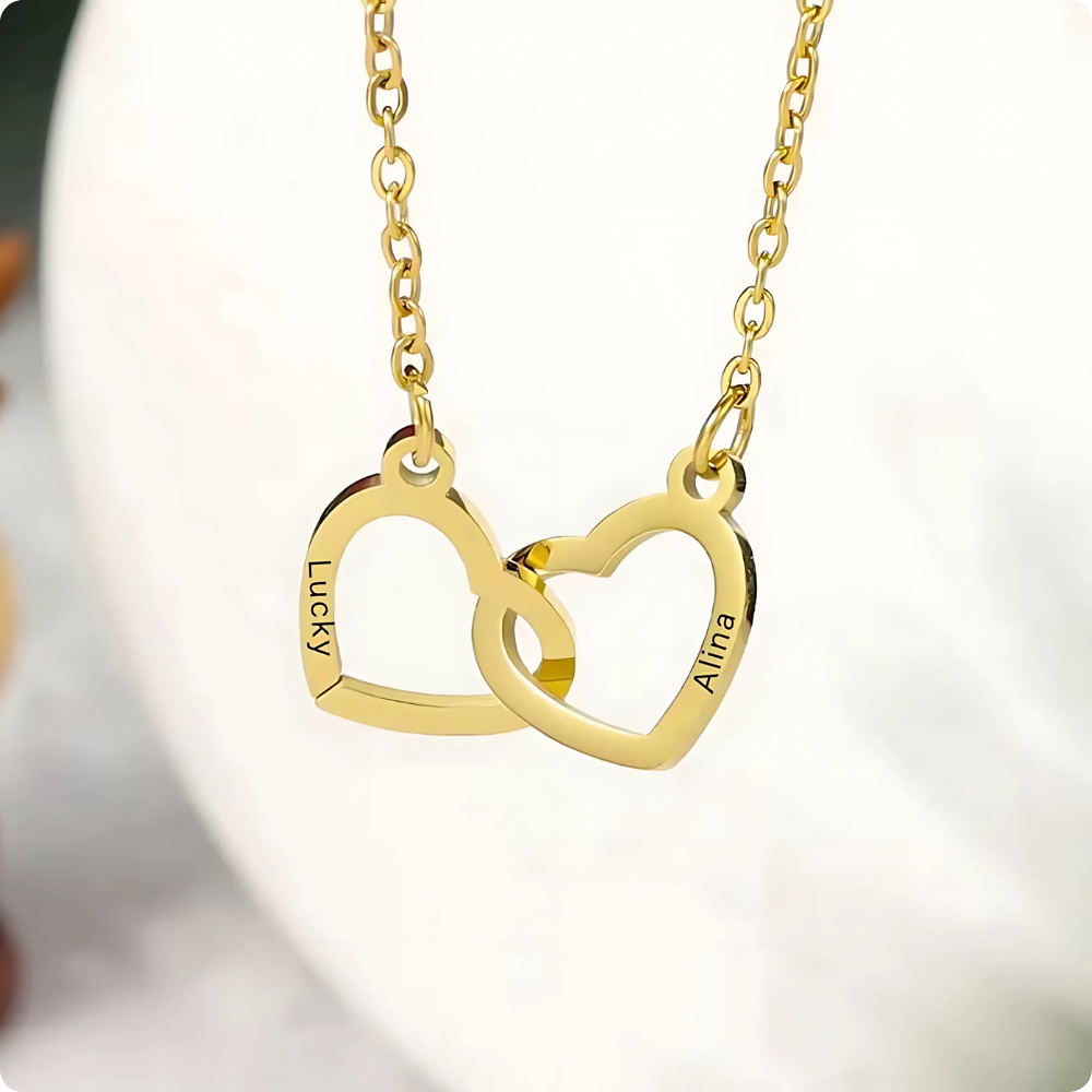 Love Rose com Colar Personalizado
