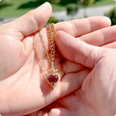 Colar Promessa de Amor | Ela é o Coração, Ele é a Espada